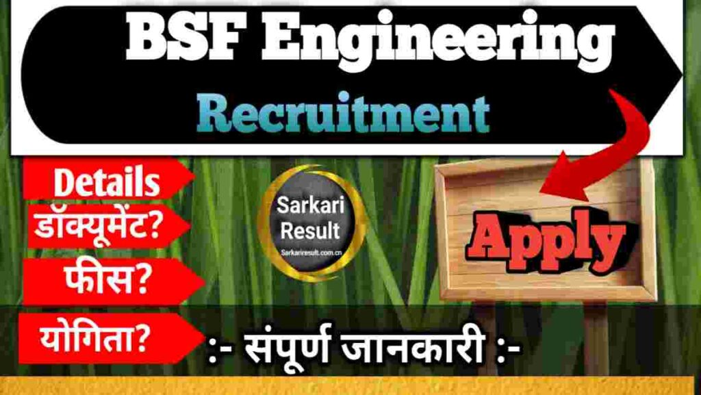 Group C Posts Recruitment 2026: BSF Engineering Setup Group B &amp; C Vacancy, Exam Date Announced